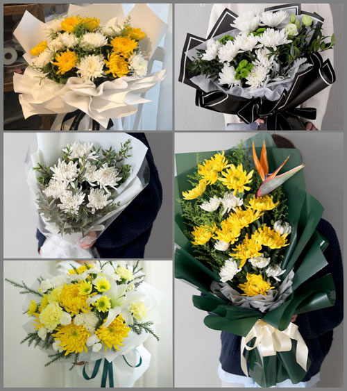 浙江省衢州衢江区莲花镇白事花束代送